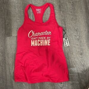 new with tag Small red makers mark razor back tank top